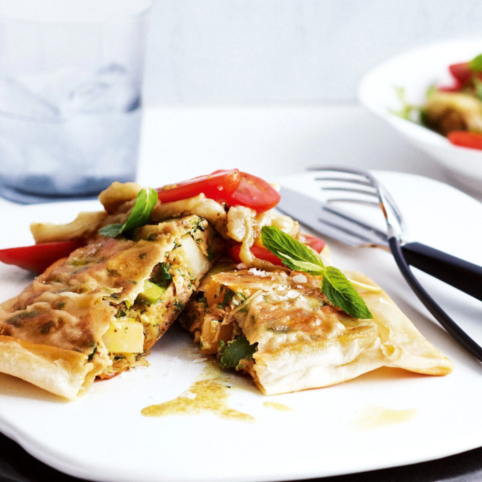 Tuna and Egg Briks — At Home