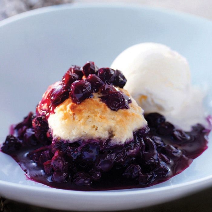 Peach & Blueberry Grunt — At Home