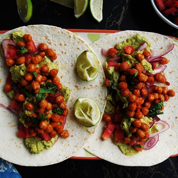 Chickpea Fajitas — Easy