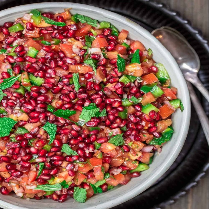 Pomegranate salad — Weeknight